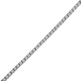14K White Gold 1.0 Cttw Miracle Set Round-Cut Lab Grown Diamond Illusion Tennis Bracelet (F-G Color, VS2-SI1 Clarity) Size 7