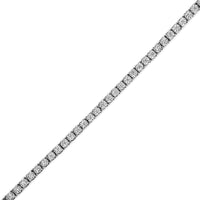 14K White Gold 1.0 Cttw Miracle Set Round-Cut Lab Grown Diamond Illusion Tennis Bracelet (F-G Color, VS2-SI1 Clarity) Size 7