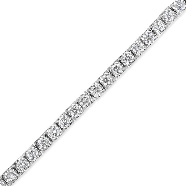 14K White Gold 3.0 Cttw Miracle Set Round-Cut Lab Grown Diamond Illusion 7