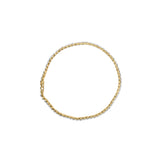 10K Yellow Gold Plated Sterling Silver 1.0 Cttw Round Diamond Tennis Bracelet-3 thumbnail 4