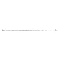 .925 Sterling Silver 2.0 Cttw Diamond 3 Prong Set Tennis Bracelet