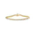 10K Yellow Gold 4.0 Cttw Lab Grown Diamond Tennis Bracelet-0