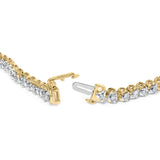 10K Yellow Gold 4.0 Cttw Lab Grown Diamond Tennis Bracelet-1 thumbnail 2