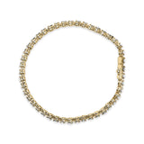 10K Yellow Gold 5.0 Cttw Diamond Tennis Bracelet-3 thumbnail 4
