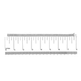 .925 Sterling Silver 1.0 Cttw Diamond Collar Line Link Bracelet (I-J Color, I1-I2 Clarity) - Size 7.25
