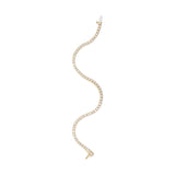 14K Yellow Gold 6.0 Cttw Classic 4 Prong Set Round Brilliant Cut Diamond Tennis Bracelet (K-L Color, VS2-SI1 Clarity) - 7.25