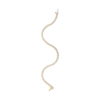 14K Yellow Gold 6.0 Cttw Classic 4 Prong Set Round Brilliant Cut Diamond Tennis Bracelet (K-L Color, VS2-SI1 Clarity) - 7.25