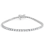 14K Gold 5.0 Cttw Lab Grown Diamond Tennis Bracelet (F-G Color, VS1-VS2 Clarity) - 7.25