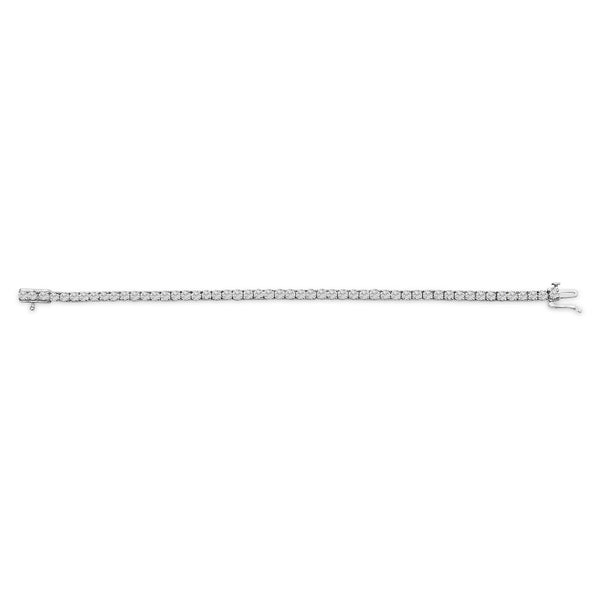 14K White Gold 7.0 cttw 4-Prong Set Lab Grown Diamond 7