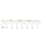 10K Yellow Gold Plated .925 Sterling Silver 2.0 Cttw Lab Grown Diamond Bezel Set Station Bracelet-4 thumbnail 5