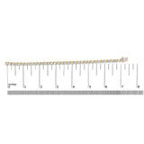10K Yellow Gold Plated .925 Sterling Silver 1/2 Cttw Lab Grown Diamond Miracle Plate Tennis Bracelet-4 thumbnail 5
