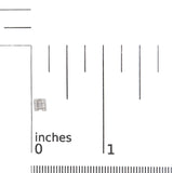 10K White Gold 1/7 Cttw Round and Baguette Diamond Mosaic Square Stud Earrings (H-I Color, I1-I2 Clarity)-4 thumbnail 5