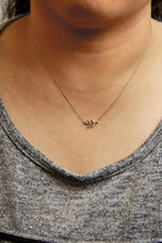 10K Yellow Gold 1/10 Cttw Diamond Leaf and Branch 18" Pendant Necklace (H-I Color, I1-I2 Clarity)-2