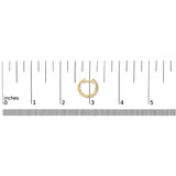 14K Yellow Gold 1/3 Cttw Diamond Criss Cross Huggie Hoop Earrings (G-H Color, SI2-I1 Clarity)-4 thumbnail 5