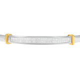 14K Two-Toned Gold Princess Cut Diamond Fashion Bangle (1 cttw, H-I Color, SI1-SI2 Clarity)-3 thumbnail 4