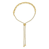14k Yellow Gold Plated .925 Sterling 5/8 Cttw Diamond Composite Cushion Frame 4”-10” Adjustable Bolo Bracelet (G-H Color, I1-I2 Clarity)-3 thumbnail 4