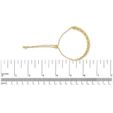 14k Yellow Gold Plated .925 Sterling 5/8 Cttw Diamond Composite Cushion Frame 4”-10” Adjustable Bolo Bracelet (G-H Color, I1-I2 Clarity)-4 thumbnail 5