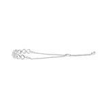 .925 Sterling Silver 1/10 Cttw Diamond Heart Link Bolo Bracelet (I-J Color, I2-I3 Clarity)-1 thumbnail 2
