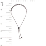 .925 Sterling Silver 1/10 Cttw Diamond Heart Link Bolo Bracelet (I-J Color, I2-I3 Clarity)-4 thumbnail 5