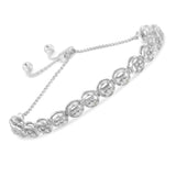 Sterling Silver Diamond Bolo Bracelet (0.1 cttw, I-J Color, I3 Clarity)-3 thumbnail 4