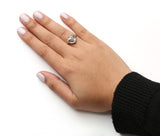 10K Yellow Gold 1/4 Cttw Round and Baguette cut Diamond Heart Shape Ballerina Ring (H-I Color, I1-I2 Clarity)-3 thumbnail 4