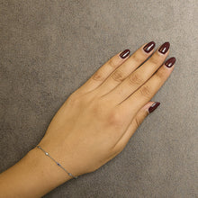 14K Yellow Gold Alternating Red Ruby and White Diamond Bezel Station Chain Bracelet (I-J Color, SI2-I1 Clarity) - 8" Inches-3