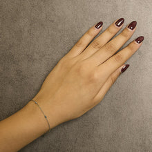 14K Yellow Gold Alternating Green Emerald and Diamond Bezel Station Chain Bracelet - Size 7.5 inch-3