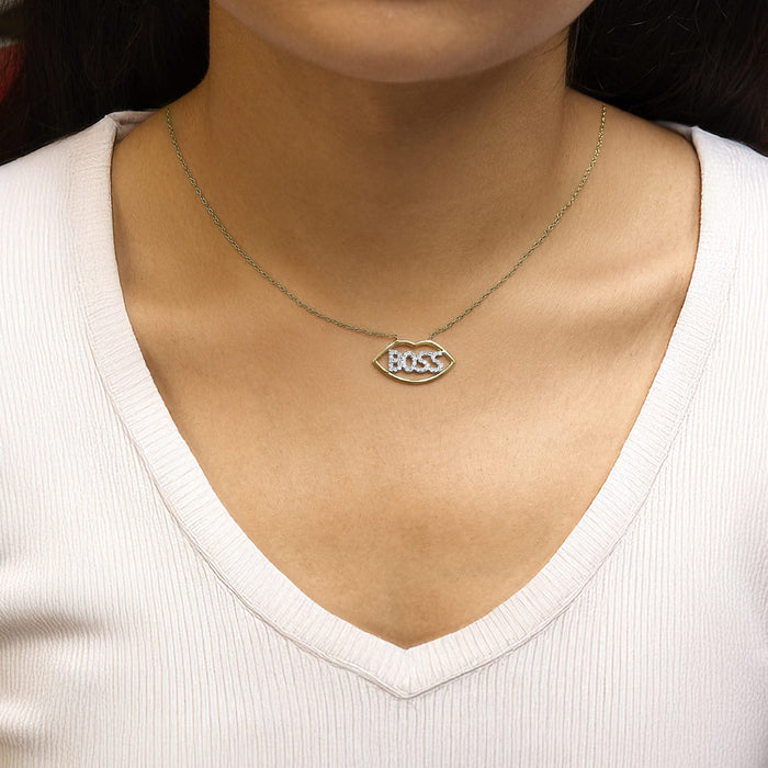 14K Yellow Gold Plated Silver 1/4 Cttw Diamond 