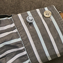 Men's 14K White Gold 1 3/4 Cttw Lab Grown Diamond Halo Cufflink-3