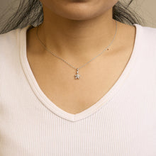 .925 Sterling Silver Diamond Accent Flower Pendant Necklace (J-K Color, I2-I3 Clarity) - 18" Inches-3