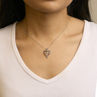 .925 Sterling Silver Diamond Accent 