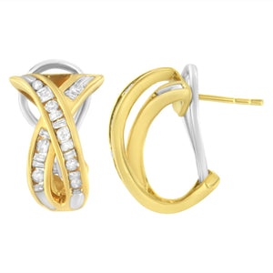 14K Yellow and White Gold 1/2 TDW 
