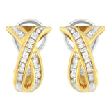 14K Yellow and White Gold 1/2 TDW 