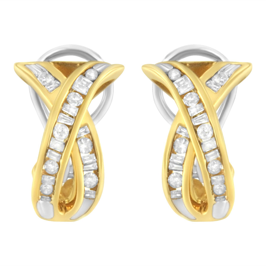 14K Yellow and White Gold 1/2 TDW 