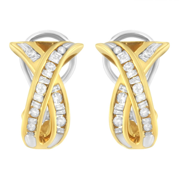 14K Yellow and White Gold 1/2 TDW 