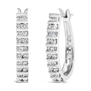 10K Yellow Gold 1.0 Cttw Alternating  Diamond 