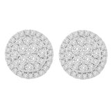 10K Yellow Gold Round Cut Diamond Earrings (1.5 cttw, H-I Color, I2-I3 Clarity)-0 thumbnail 1