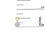 14K Yellow Gold 1ct. TDW Round-cut Diamond Earrings (I-J,SI2-I1)-4 thumbnail 5