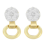 14K Yellow Gold 1/2 cttw Diamond Stud Earrings (I-J, SI1-SI2)-0 thumbnail 1
