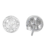 14K White Gold 1/3 cttw Round Cut Diamond Earrings (H-I, SI2-I1)-1 thumbnail 2