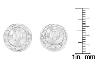 14K White Gold 1/3 cttw Round Cut Diamond Earrings (H-I, SI2-I1)