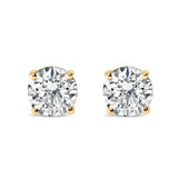 14K Gold 2.00 Cttw Lab Grown Round Brilliant-Cut Diamond Classic 4-Prong Stud Earrings with Screw Backs (F-G color, VVS2-VS1 Clarity)-0 thumbnail 1