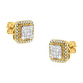 10K yellow gold ring with diamond stones in H-I color and SI2 clarity