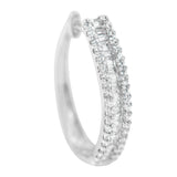 10K White Gold Diamond Hoop Earrings (3/4 cttw, I-J Color, I2-I3 Clarity)-3 thumbnail 4