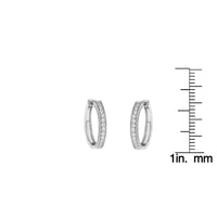 10KT White Gold Diamond Hoop Earring (1.00 cttw, H-I Color, I1-I2 Clarity)