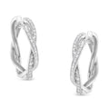 925 sterling silver ring with a line of 0.75 ctw round diamond stones