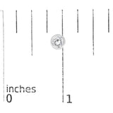 14K White Gold 1/2 Cttw Lab Grown Diamond Bezel Solitaire Stud Earrings-4 thumbnail 5
