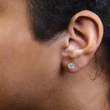 14K Gold 3.0 Cttw Lab Grown Diamond Solitaire Stud Earrings-4 thumbnail 5