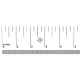 .925 Sterling Silver Silver Round Lab Grown Diamond Classic 4-Prong Solitaire Stud Earrings (F-G Color, VS1-VS2 Clarity)-4 thumbnail 5