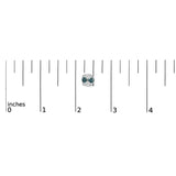 .925 Sterling Silver 2.0 Cttw Blue Diamond Composite Cluster Stud Earring-4 thumbnail 5